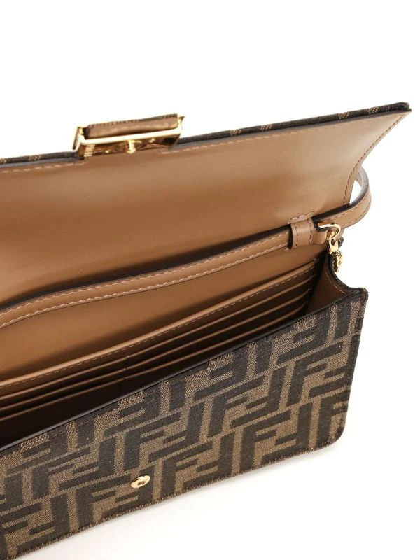 Baguette FF Jacquard Logo Shoulder Bag - Image 4