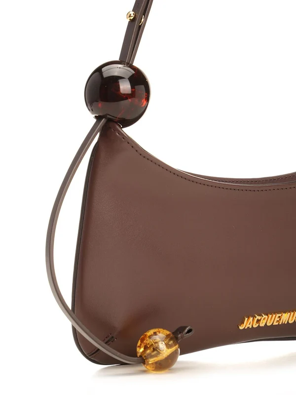 Il Bisou Perle Leather Shoulder Bag - Image 4