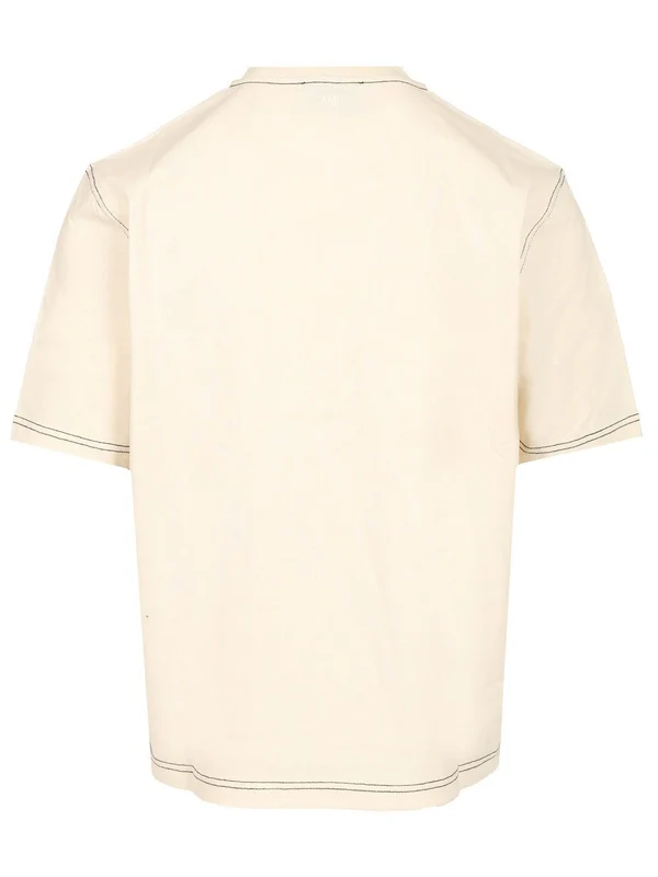 Embroidered Logo Cotton Short Sleeve T-shirt - Image 2