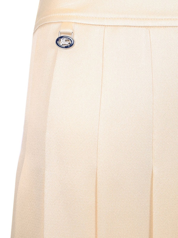 Silk Pleated Skirt - Image 3