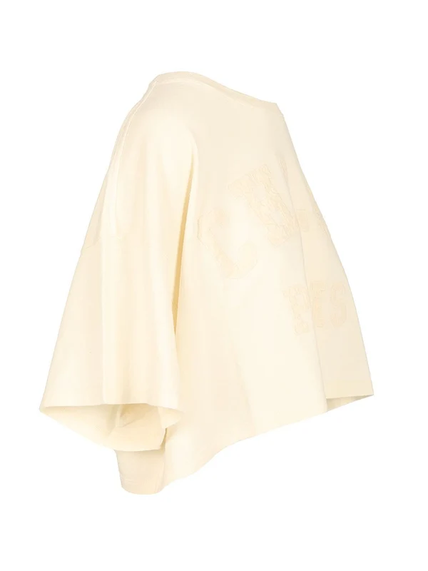 Boxy Cotton Short Sleeve T-shirt - Image 3