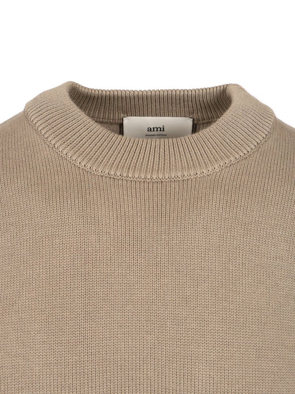 Embroidered Logo Wool Cotton Knit - Image 3