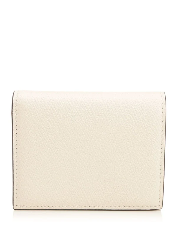 V Logo Leather Wallet - Image 3