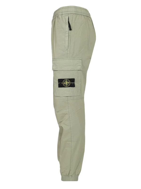 Wappen Patch Cotton Twill Cargo Pants - Image 3