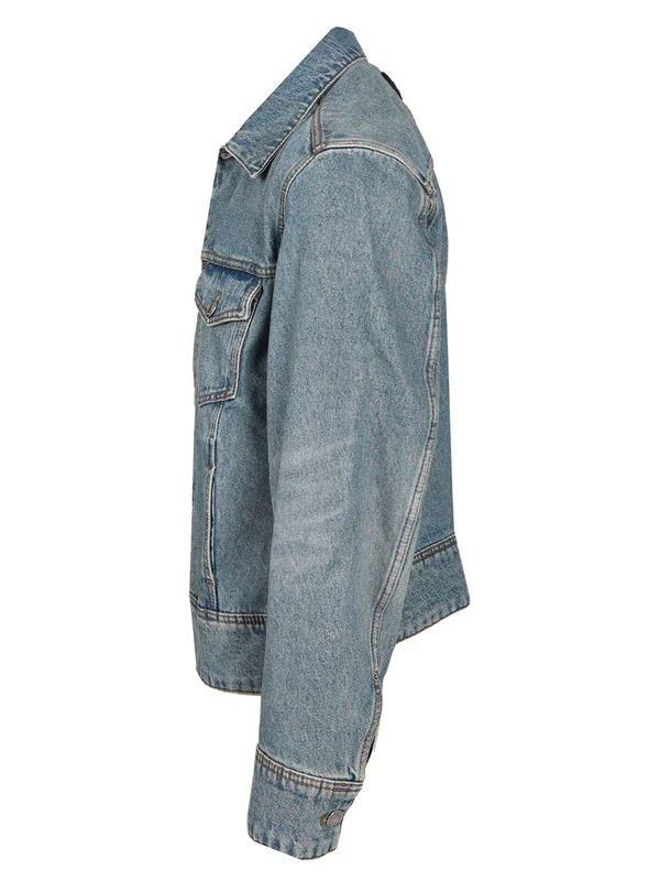 Back Logo Denim Jacket - Image 3