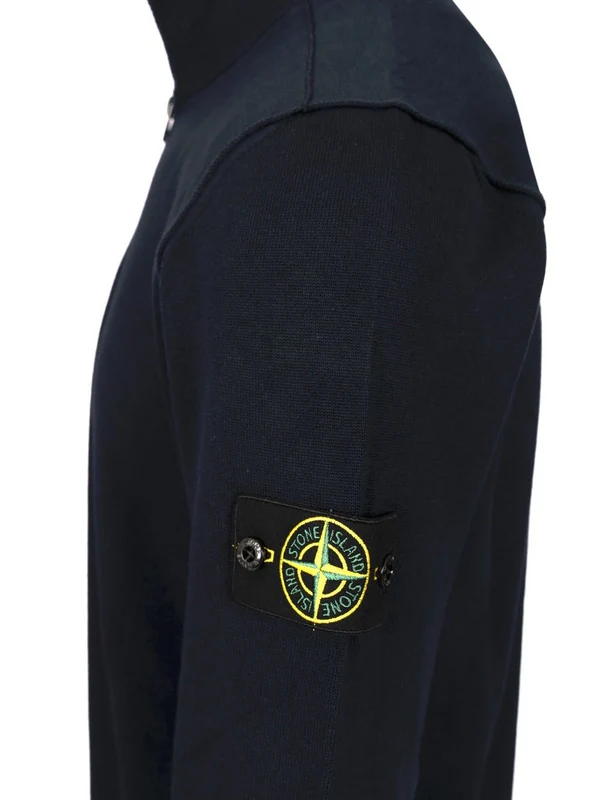 Wappen Patch Half Zip Cotton Knit - Image 5