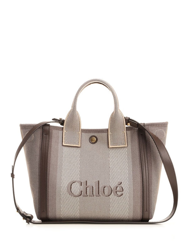 Carry Small Jacquard Cotton Tote Bag - Image 3