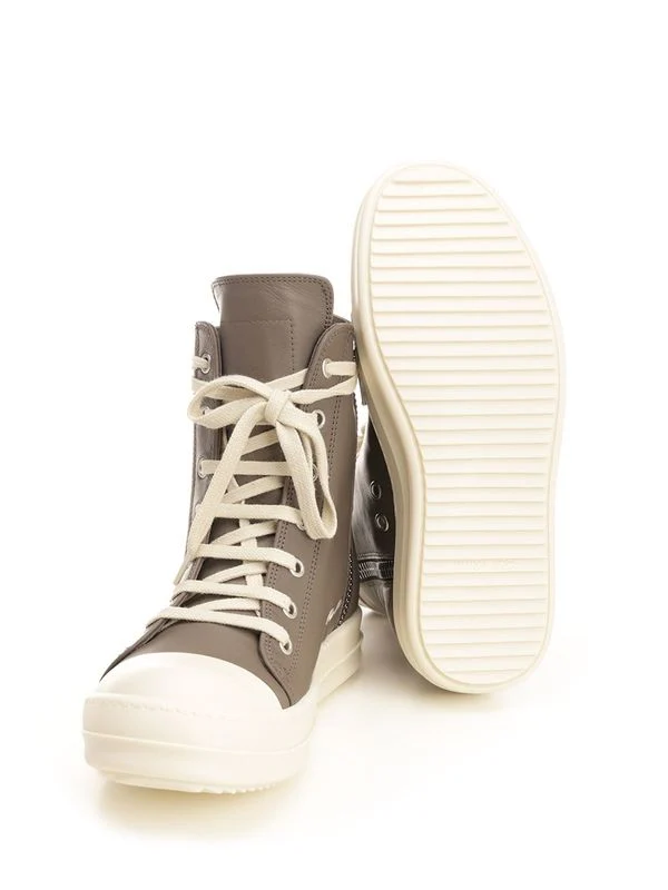 Leather High-top Sneakers - Image 5