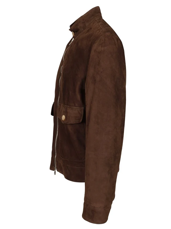 Suede Biker Jacket - Image 3
