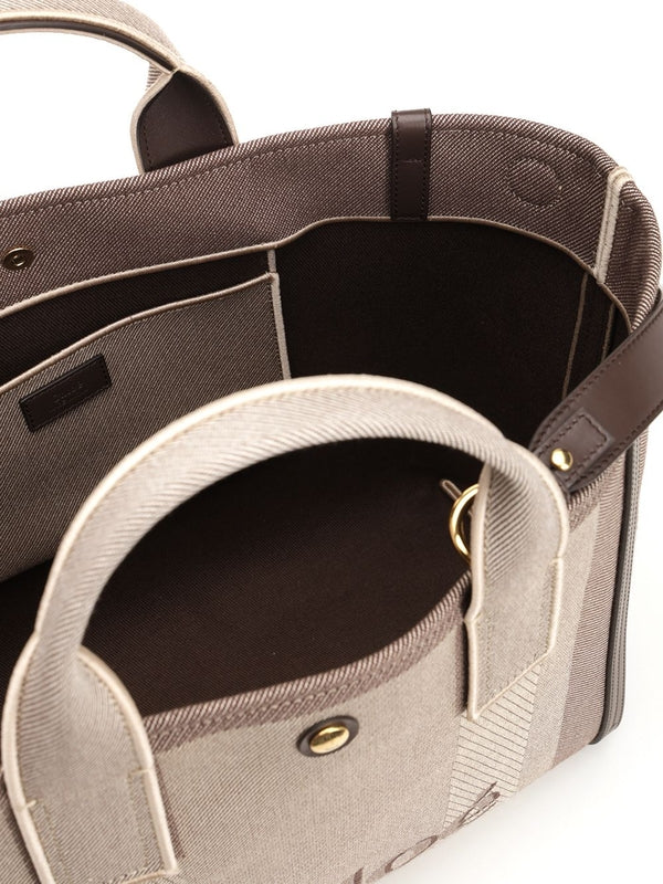 Carry Jacquard Cotton Tote Bag - Image 4