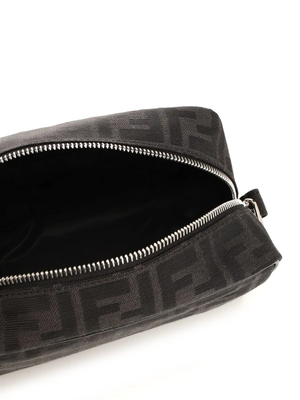 FF Jacquard Fabric Pouch - Image 4