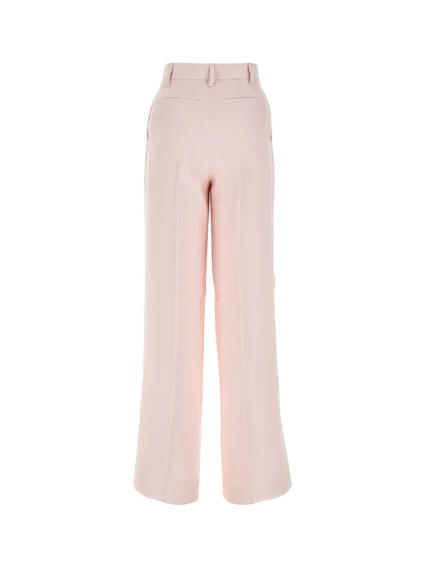 Pink Wide Viscose Pants - Image 2