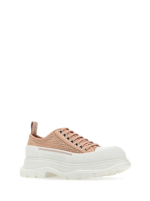 Raffia Panel Tread Slick Sneakers - Image 2