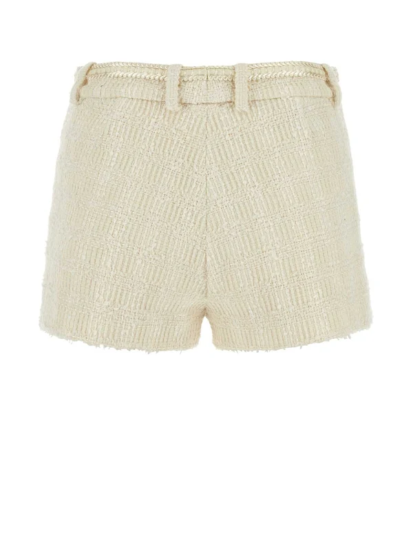 Pocket Detail Wool Blend Shorts - Image 2
