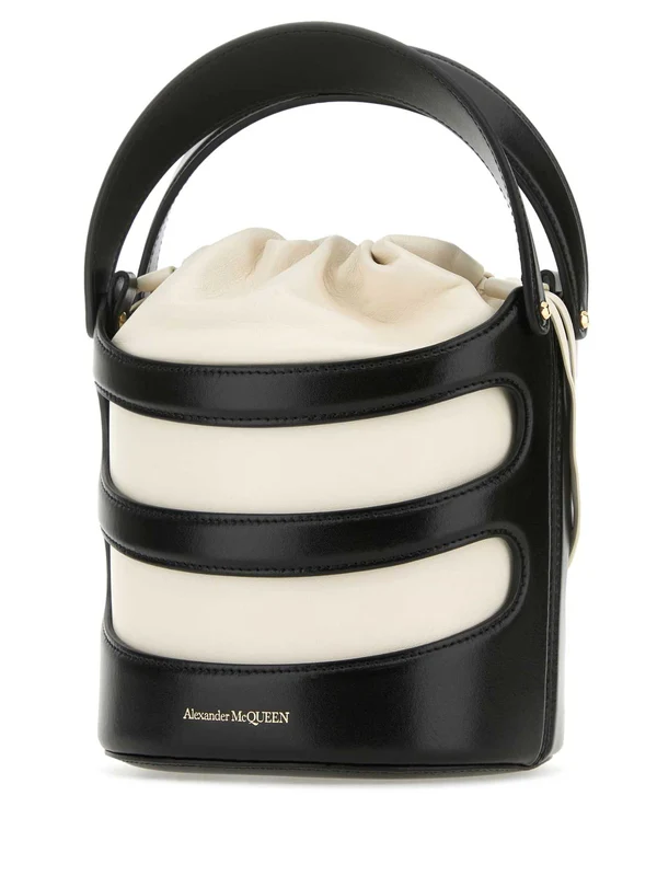 Rise Leather Logo Bucket Bag - Image 2
