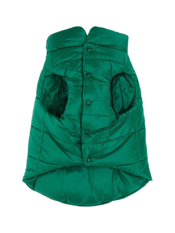 Logo Patch Quilted Nylon Dog Padded Jacket - Image 2