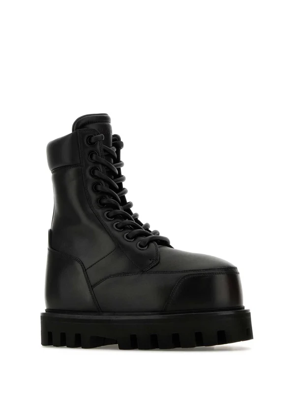 Leather lace-up boots - Image 2