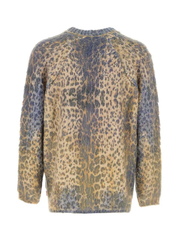 Leopard Pattern Cardigan - Image 2