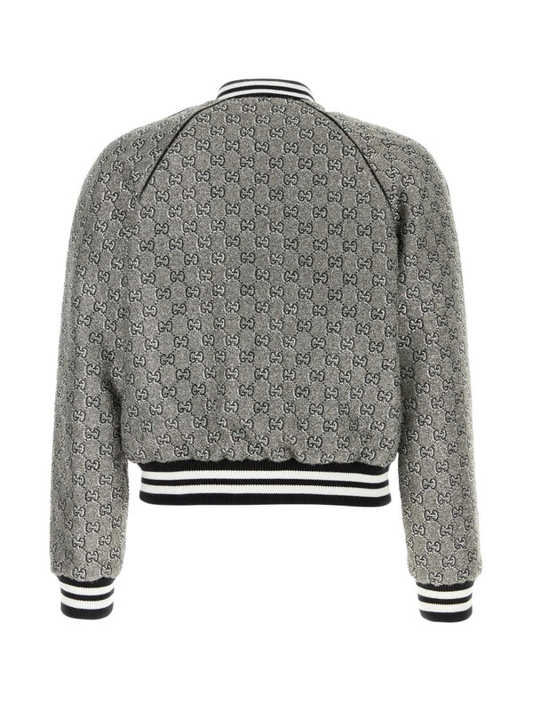 Allover Logo Bomber Jacket - Image 2