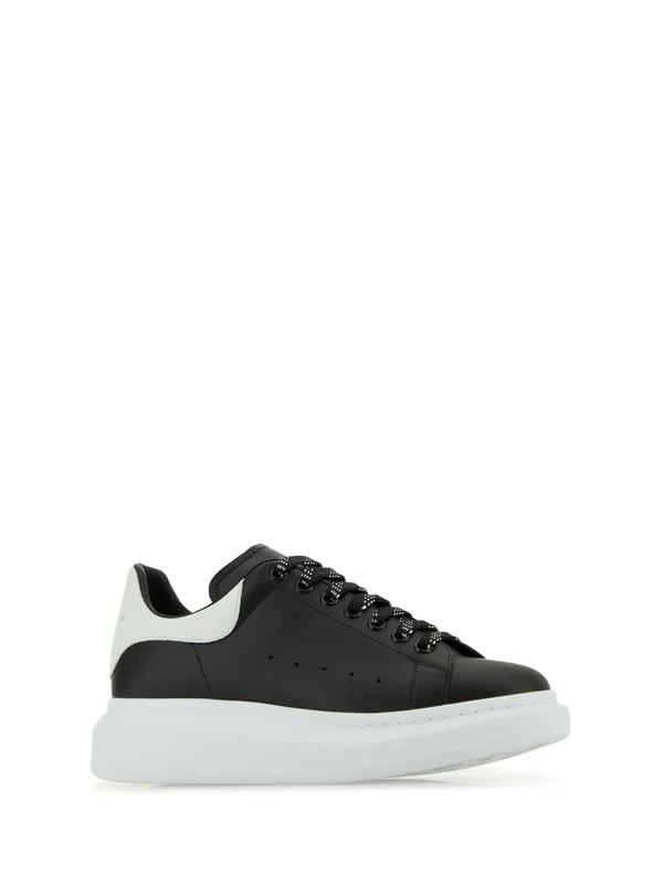 Oversized Leather Lowtop Sneakers - Image 2