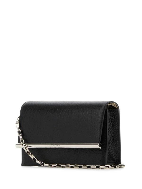 Metal Logo Detail Chain Shoulder Bag - Image 2
