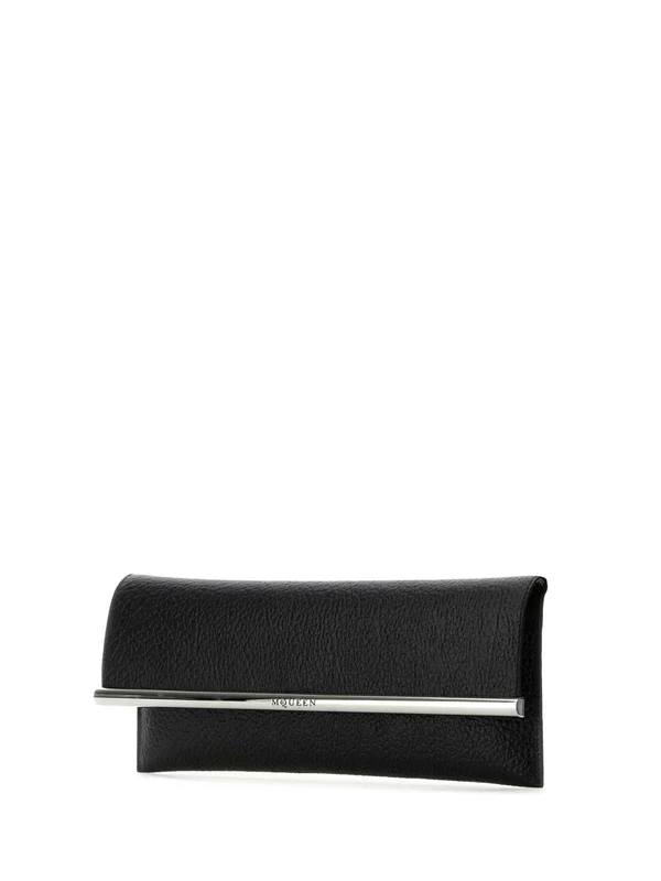 Metal Logo Detail Clutch Bag - Image 2