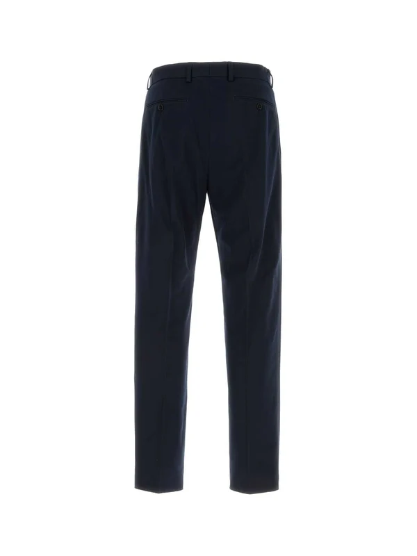 Web Detail Cotton Tailored Pants - Image 2