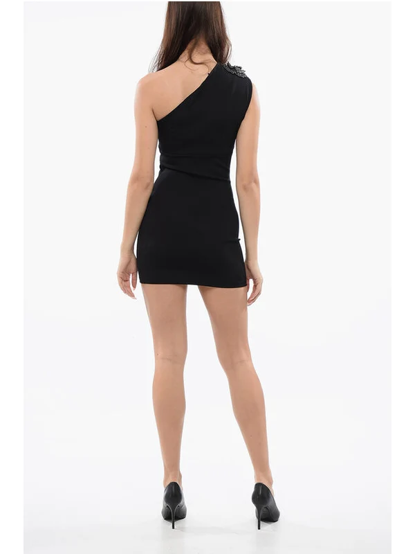 Balmain Black Mini Dress - Image 2
