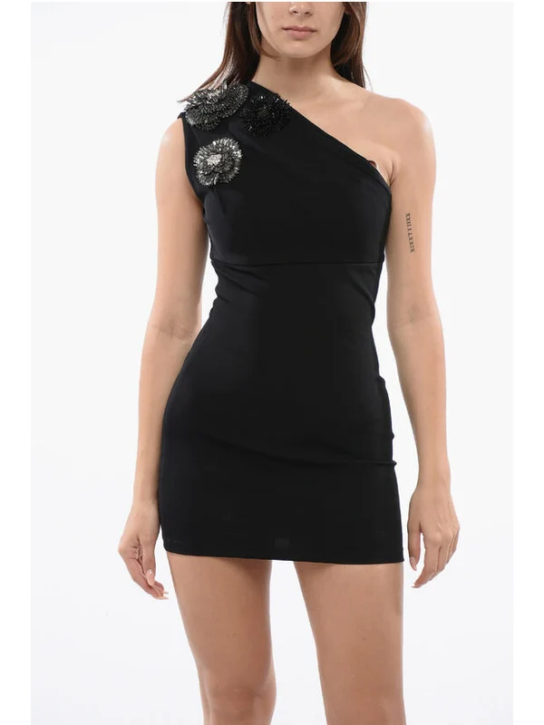 Balmain Black Mini Dress - Image 4