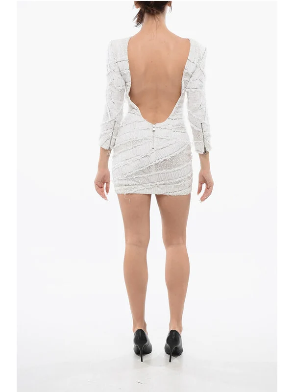 Sequined Mini Dress With Low Back Mini Dress - Image 2