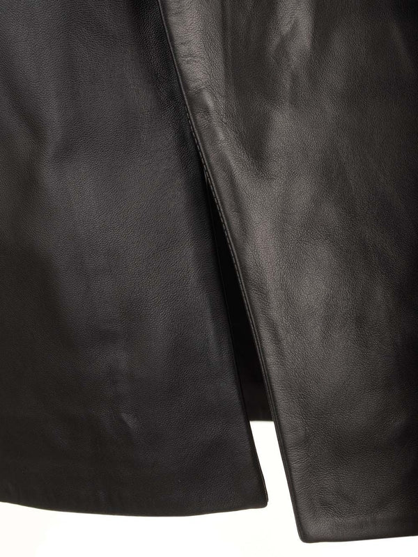 Leather Midi Skirt - Image 4