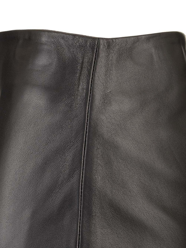 Leather Midi Skirt - Image 5