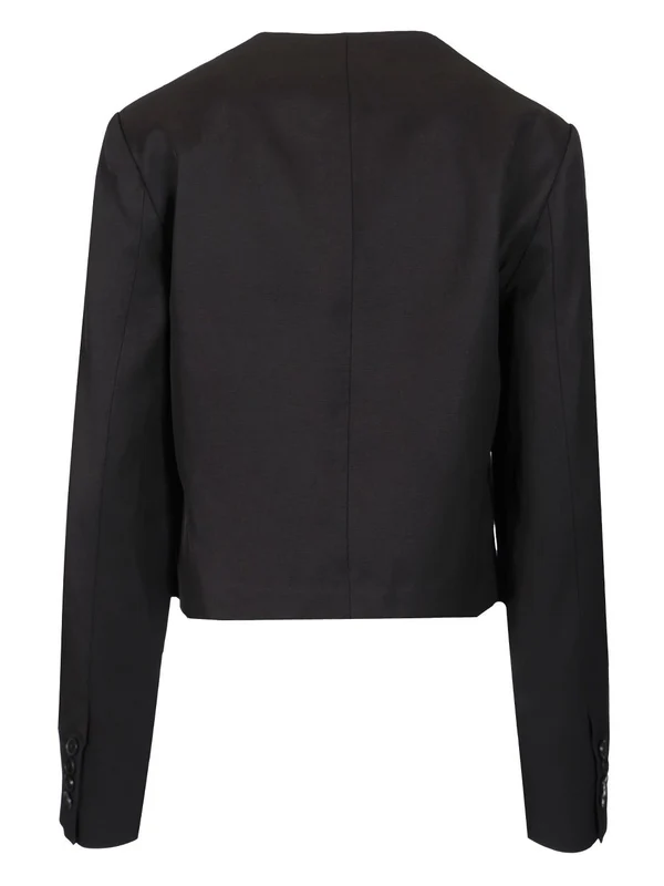 Cropped Double Tailored Jacket - Image 2