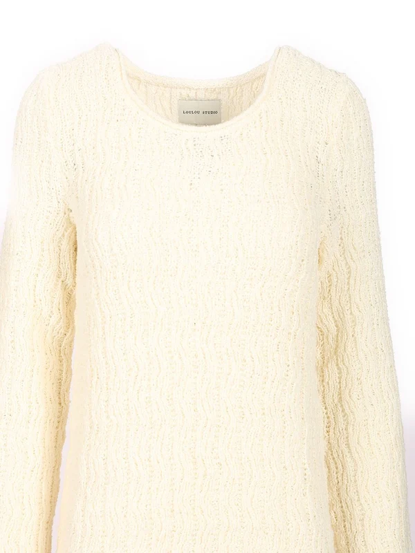 Cotton Knit Mini Dress - Image 4