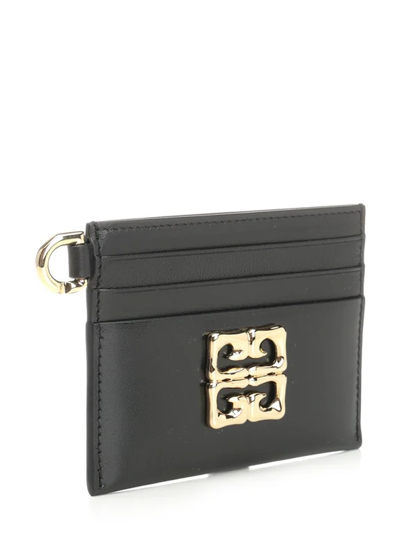 4G LIQUID Logo Leather Card Wallet - Image 2