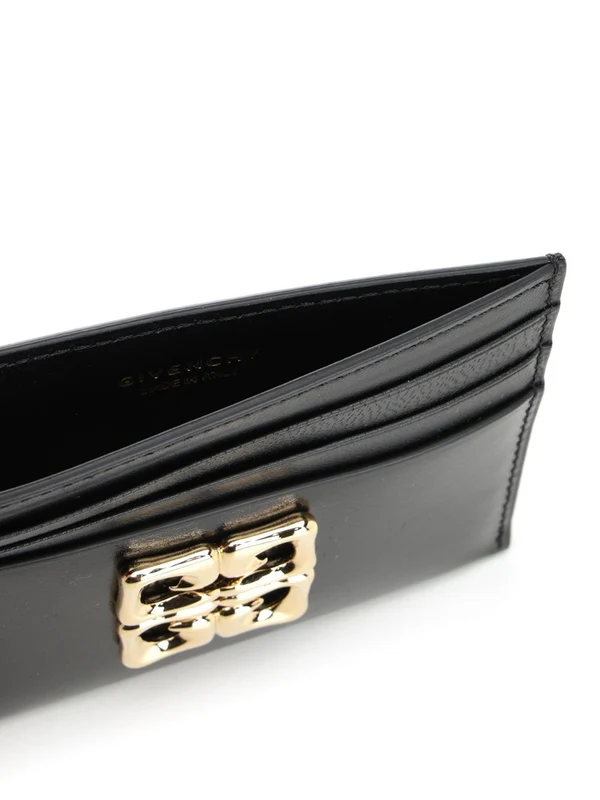 4G LIQUID Logo Leather Card Wallet - Image 4