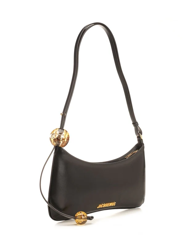 IL BISOU PERLE Structured Leather Shoulder Bag - Image 2