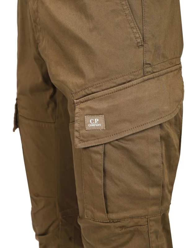 Logo Patch Stretch Cargo Pants - Image 4