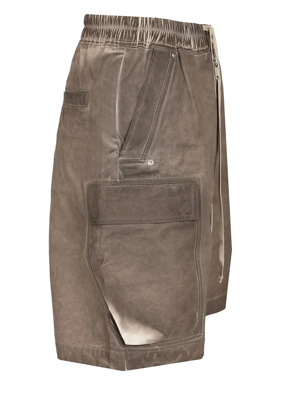 Drawstring Cargo Shorts - Image 3