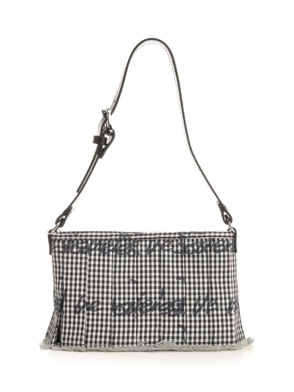 HEATHER Check Pattern Shoulder Bag - Image 3