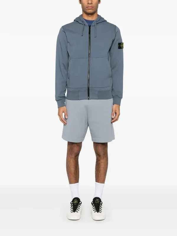 Wappen Patch Cotton Hoodie Zip-Up - Image 2