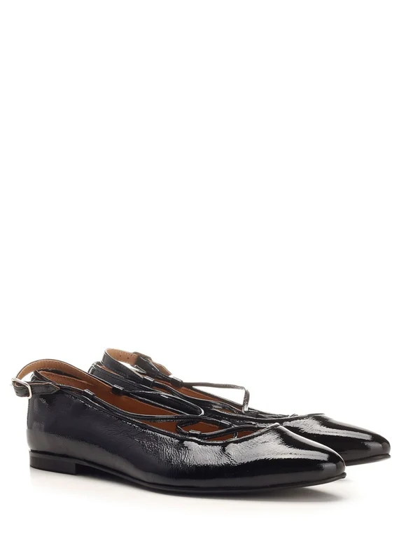 Katie Leather Flat Shoes - Image 2