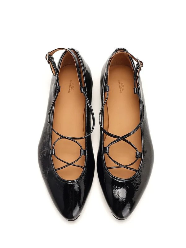 Katie Leather Flat Shoes - Image 5