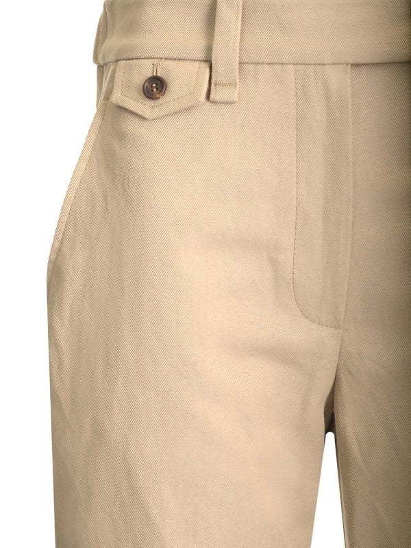 Straight Cotton Linen Pants - Image 3