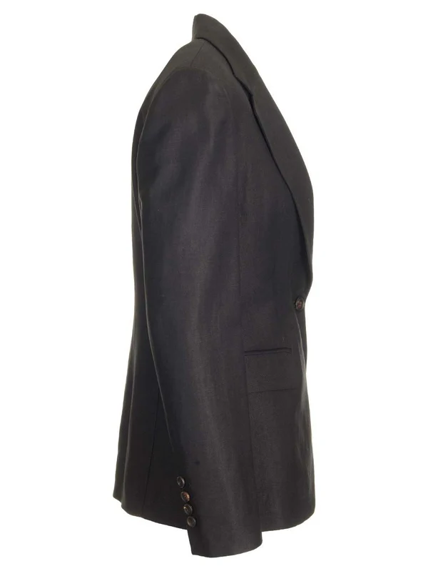 Fluid Viscose Tailored Jacket - Image 3