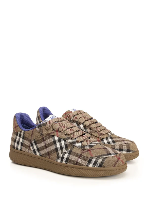 Terrace Check Pattern Sneakers - Image 2