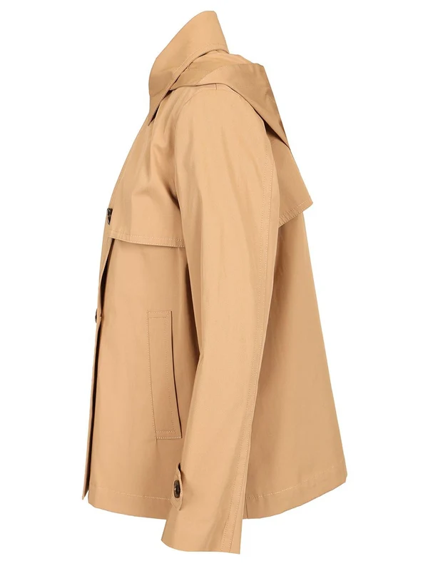Short Waterproof Trench Coat - Image 3
