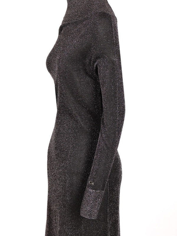 One Shoulder Viscose Long Dress - Image 3
