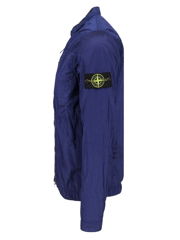 Iridescent Patch Nylon Overshirt - Image 3
