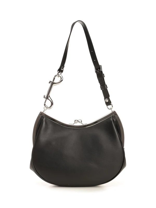 Charm Frame Leather Shoulder Bag - Image 3